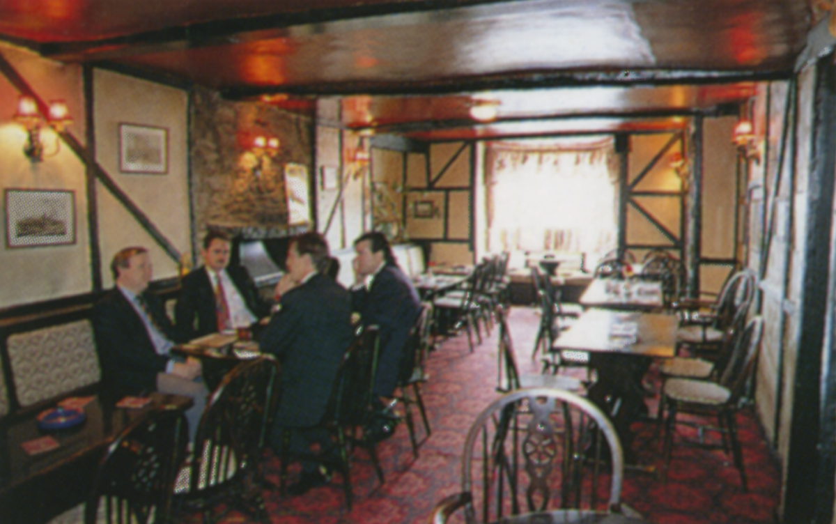 The Bull Hotel Lounge as it was