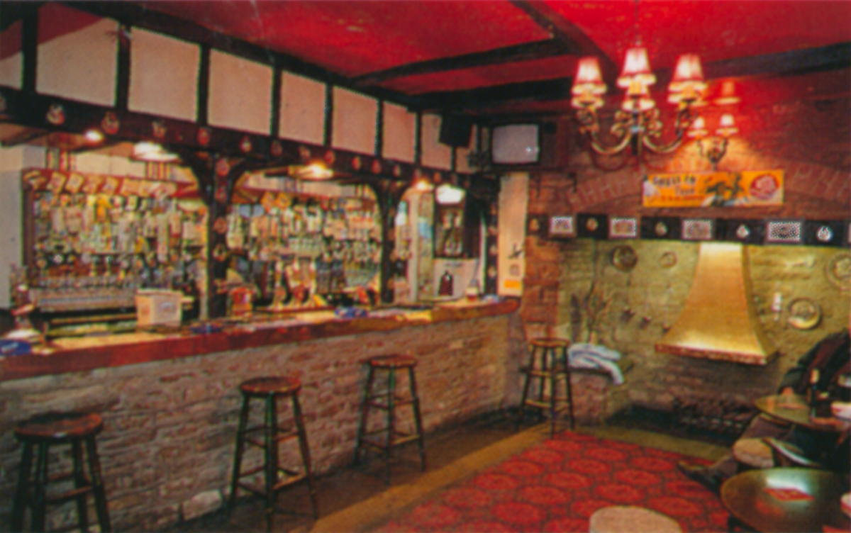 A Picture of the Bull Bar in Olney as it used to be