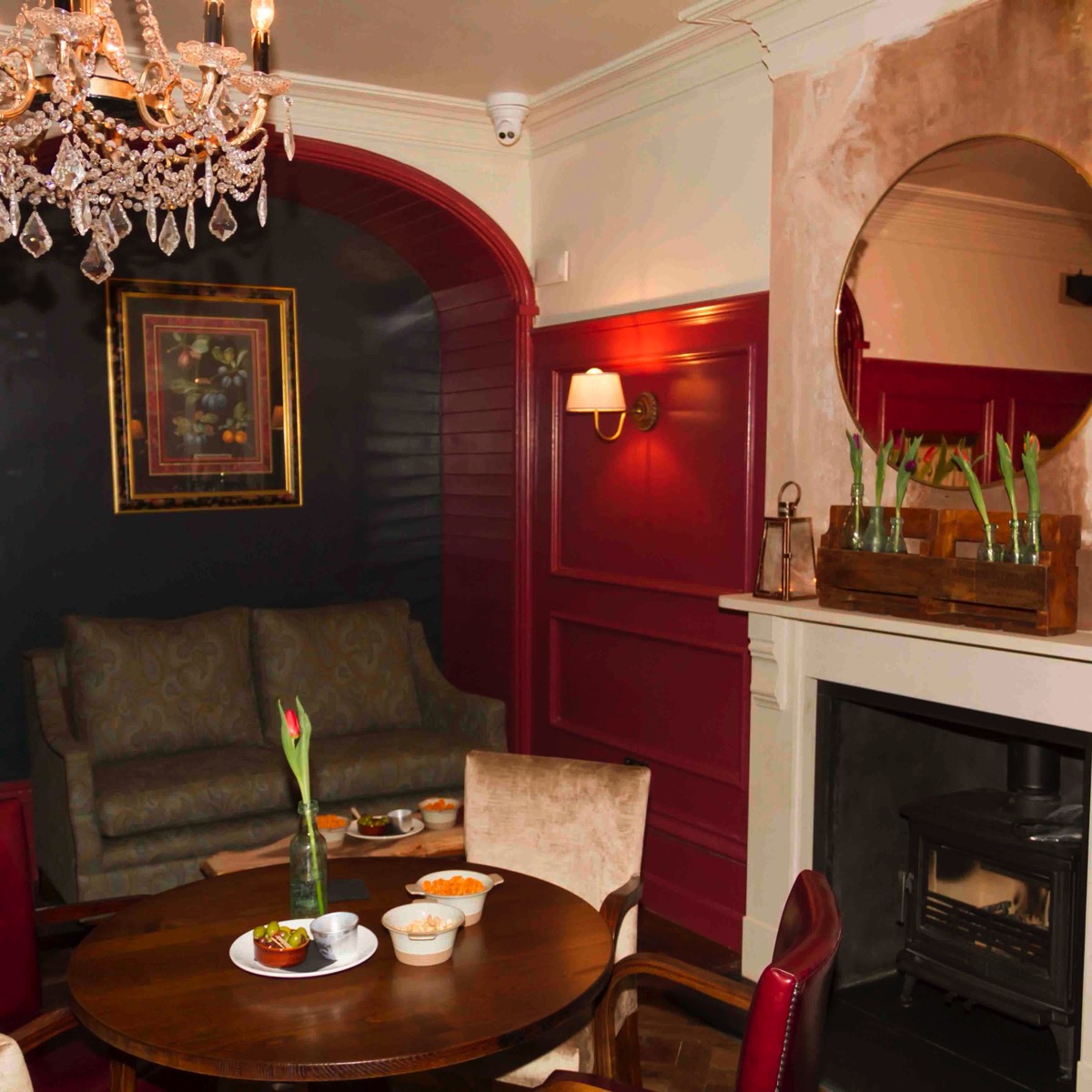 The downstairs Lounge at the Cherry Tree in Olney