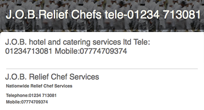 JOB Hotel and Catering Services