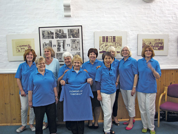 Olney and Emberton Flower Club sporting new gear